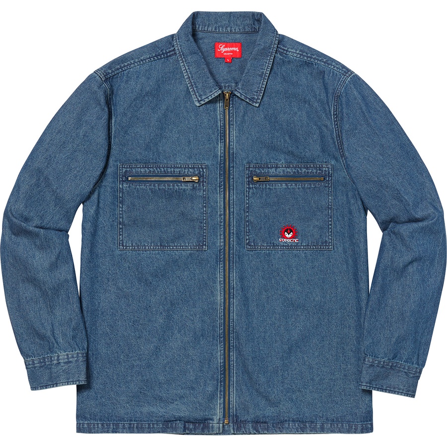 Supreme vampire 2025 denim zip up